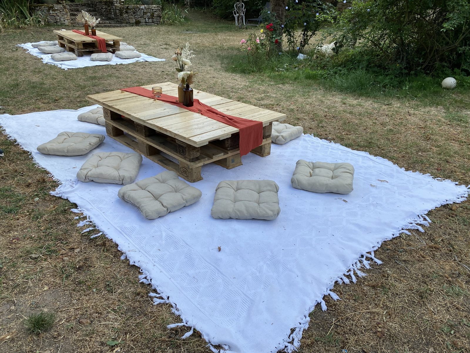Coin lounge au jardin